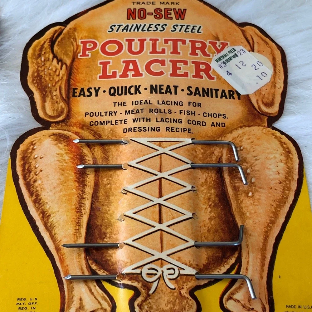Vintage poultry lacers